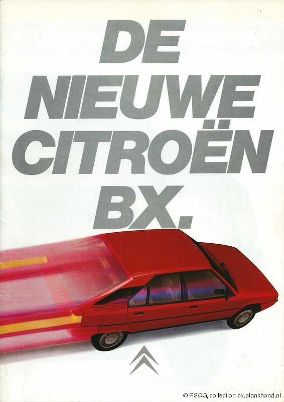 Nederlandse folder modeljaar 1983
