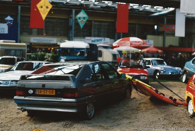 BX GTI 4WD, datum eerste toelating 30 oktober 1990 op de stand van de BX club Nederland
